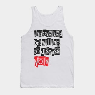 Introverted & Music-Yola Tank Top